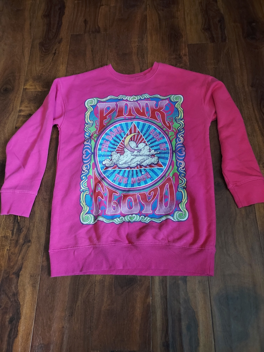 Pink Floyd Pink Graphic Crewneck Sweatshirt